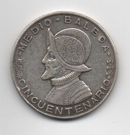 PANAMA DEL AÑO 1953 DE 1/2 BALBOA